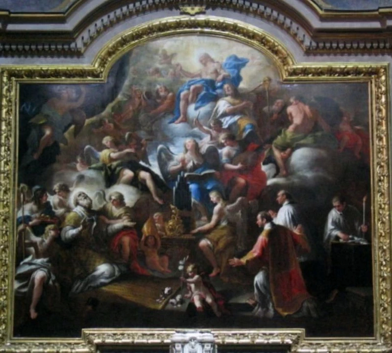 Morte di San Nicola - Chiesa di San Nicola alla Carità (Napoli)